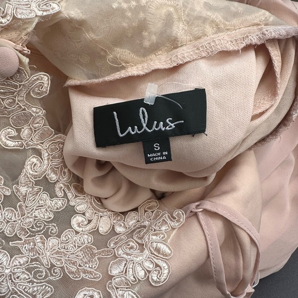 Lulu's Pink Spaghetti Strap Gown for Weddings - Picture 2 of 6